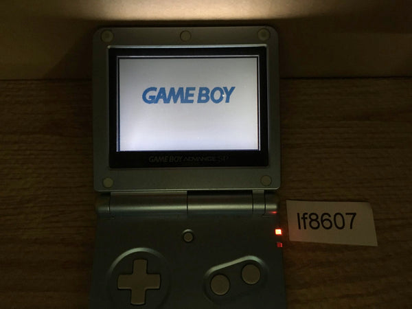 lf8607 Plz Read Item Condi GameBoy Advance SP Pearl Blue Console Japan