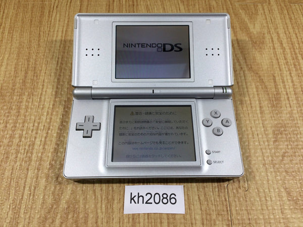 kh2086 Plz Read Item Condi Nintendo DS Lite Gross Silver Console Japan