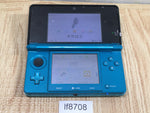 lf8708 Plz Read Item Condi Nintendo 3DS Aqua Blue Console Japan