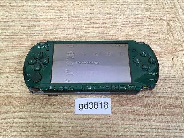 gd3818 Plz Read Item Condi PSP-3000 SPIRITED GREEN SONY PSP Console Japan