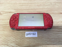 gd5192 Plz Read Item Condi PSP-3000 RADIANT RED SONY PSP Console Japan