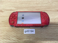 gd5194 Plz Read Item Condi PSP-3000 RADIANT RED SONY PSP Console Japan