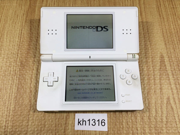 kh1316 Plz Read Item Condi Nintendo DS Lite Crystal White Console