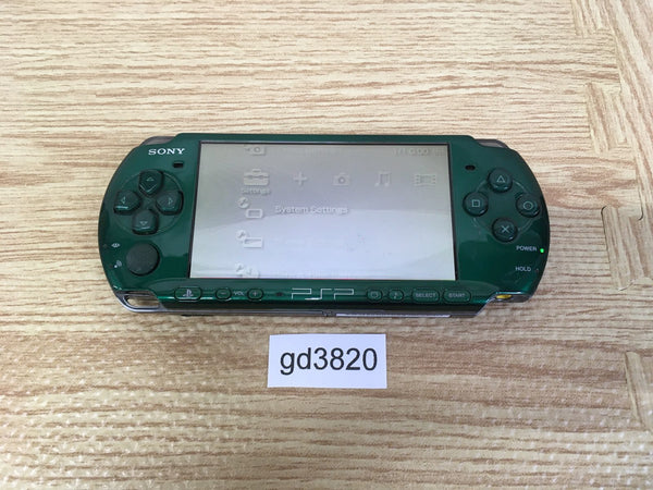 gd3820 Plz Read Item Condi PSP-3000 SPIRITED GREEN SONY PSP Console Japan