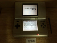 lf2978 Plz Read Item Condi Nintendo DS Platinum Silver Console 