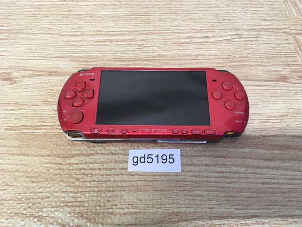 gd5195 Not Working PSP-3000 RADIANT RED SONY PSP Console Japan