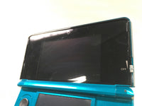 lf9801 Plz Read Item Condi Nintendo 3DS Aqua Blue Console Japan