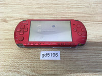 gd5196 Plz Read Item Condi PSP-3000 RADIANT RED SONY PSP Console Japan