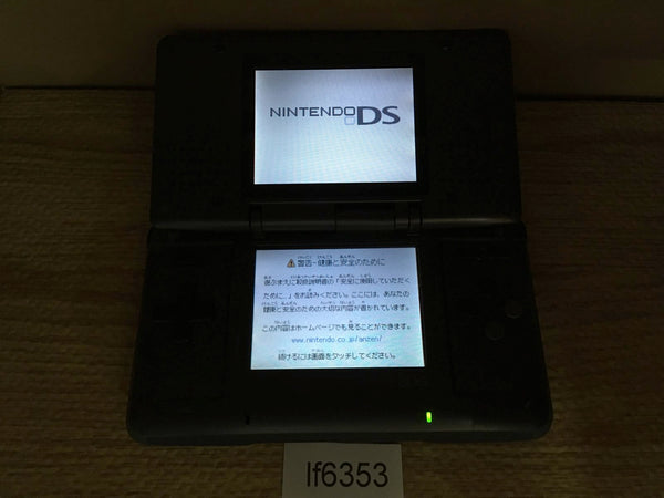 lf6353 Plz Read Item Condi Nintendo DS Graphite Black Console Japan