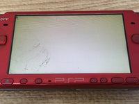 gd5196 Plz Read Item Condi PSP-3000 RADIANT RED SONY PSP Console Japan