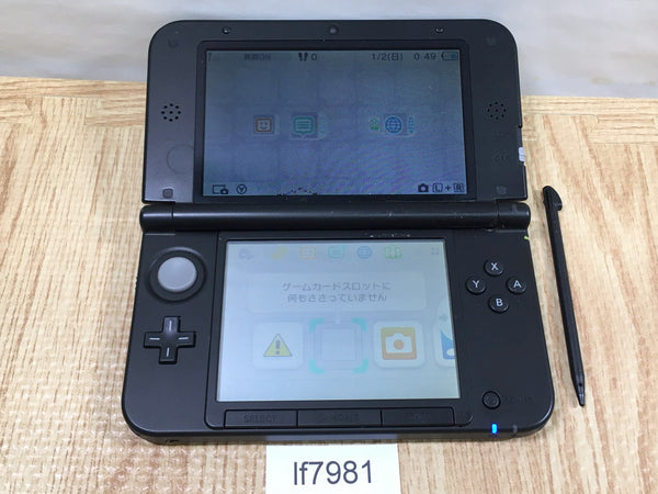 lf7981 Plz Read Item Condi Nintendo 3DS LL XL 3DS Silver Black Console Japan