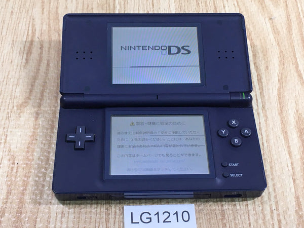 LG1210 Plz Read Item Condi Nintendo DS Lite Enamel Navy Console Japan