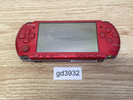 gd3932 Plz Read Item Condi PSP-3000 RADIANT RED SONY PSP Console Japan