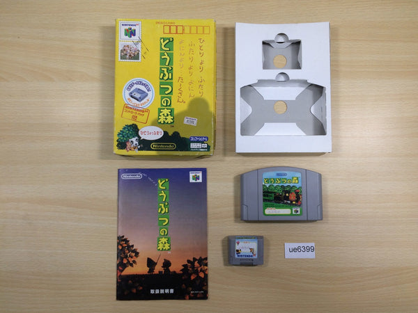 ue6399 Animal Crossing Doubutsuno Mori BOXED N64 Nintendo 64 Japan