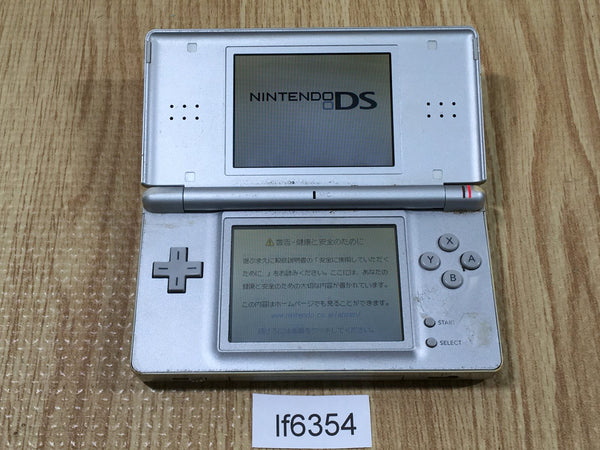 lf6354 Plz Read Item Condi Nintendo DS Lite Gross Silver Console Japan