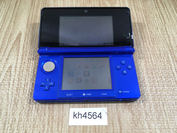 kh4564 Plz Read Item Condi Nintendo 3DS Cobalt Blue Console Japan