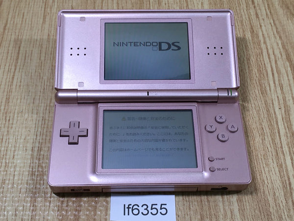 lf6355 Plz Read Item Condi Nintendo DS Lite Metallic Rose Console Japan