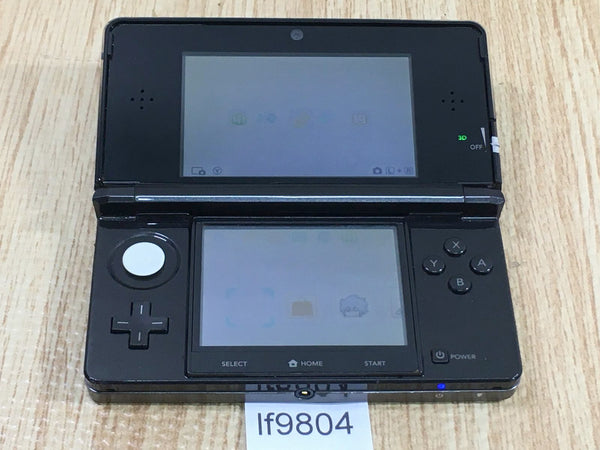 lf9804 Plz Read Item Condi Nintendo 3DS Cosmo Black Console Japan