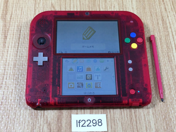 lf2297 Plz Read Item Condi Nintendo 3DS Clear Black Console Japan 