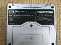 lf9401 Plz Read Item Condi GameBoy Advance SP Platinum Silver Console Japan