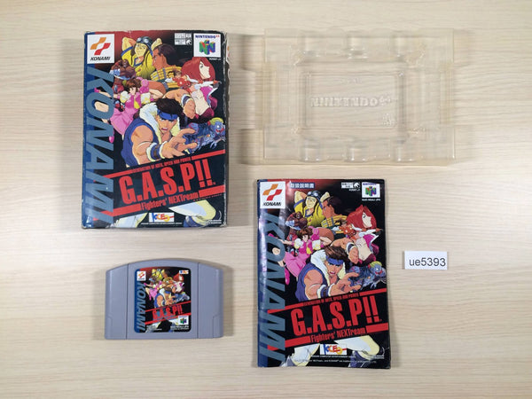 ue5393 Deadly Arts G.A.S.P!! Fighter's NEXTream BOXED N64 Nintendo 64 Japan