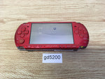 gd5200 Plz Read Item Condi PSP-3000 RADIANT RED SONY PSP Console Japan