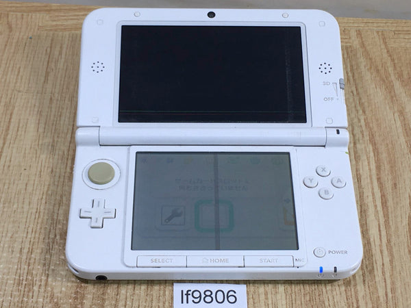 lf9806 Plz Read Item Condi Nintendo 3DS LL XL 3DS White Console Japan