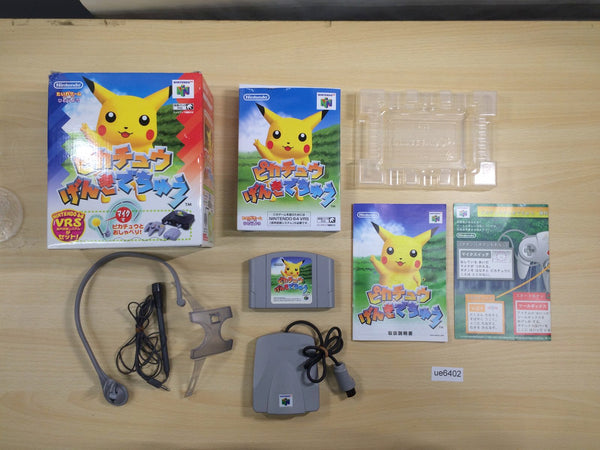 ue6402 Hey You, Pikachu! Pokemon VRS set BOXED N64 Nintendo 64 Japan