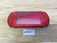 gd5201 Plz Read Item Condi PSP-3000 RADIANT RED SONY PSP Console Japan