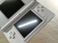 kh5001 Plz Read Item Condi Nintendo DS Lite Crystal White Console Japan