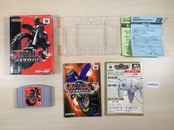 ue4524 Excite Bike 64 BOXED N64 Nintendo 64 Japan