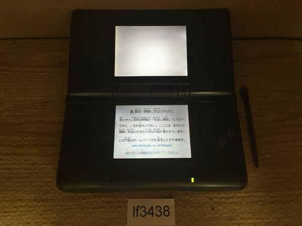 lf3438 Plz Read Item Condi Nintendo DS Graphite Black Console Japan