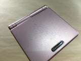 lf9404 No Battery GameBoy Advance SP Pearl Pink Game Boy Console Japan