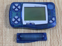 lf9106 Plz Read Item Condi Wonder Swan Skeleton Blue Bandai Console Japan