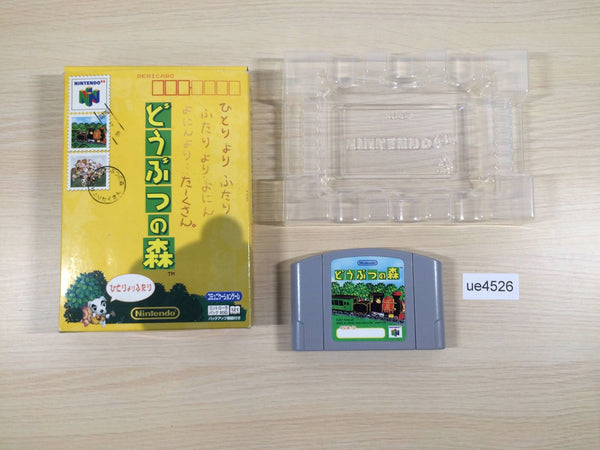 ue4526 Animal Crossing Doubutsuno Mori BOXED N64 Nintendo 64 Japan