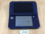 lf7591 Plz Read Item Condi Nintendo NEW 3DS LL XL METALLIC BLUE Console Japan