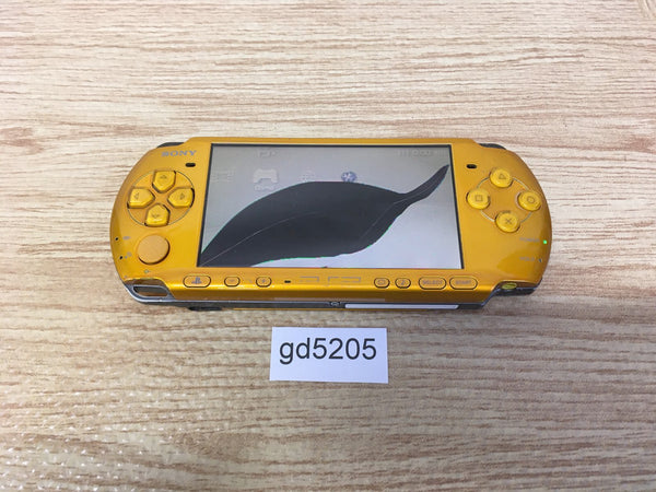 gd5205 Plz Read Item Condi PSP-3000 BRIGHT YELLOW SONY PSP Console Japan