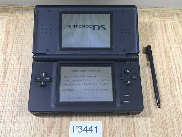 lf3441 Plz Read Item Condi Nintendo DS Lite Jet Black Console Japan
