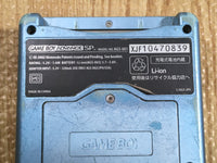 lf9407 Plz Read Item Condi GameBoy Advance SP Pearl Blue Console Japan