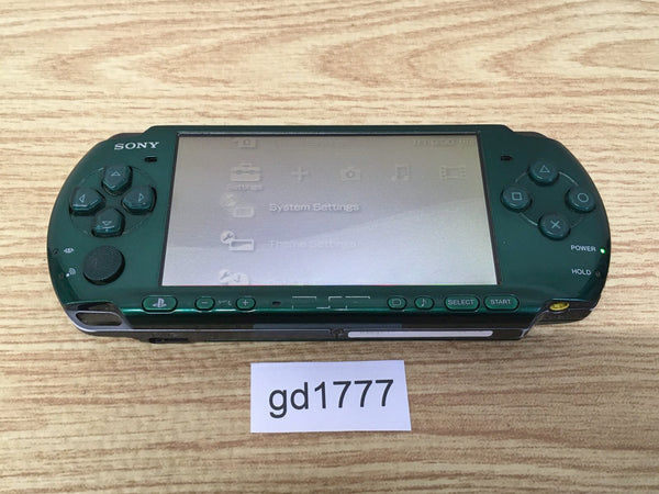 gd1777 Plz Read Item Condi PSP-3000 SPIRITED GREEN SONY PSP 