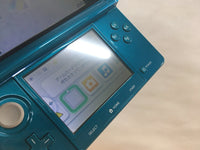 lf3212 Plz Read Item Condi Nintendo 3DS Aqua Blue Console Japan
