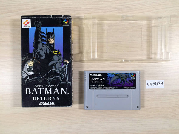 ue5036 Batman Returns BOXED SNES Super Famicom Japan