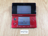 kh2732 Plz Read Item Condi Nintendo 3DS Flare Red Console Japan