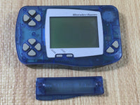 lf4432 Plz Read Item Condi Wonder Swan Skeleton Blue Bandai Console Japan