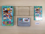 ue3856 Kunio kun no Dodge Ball dayo Zenin Shuugou! BOXED SNES SuperFamicom Japan