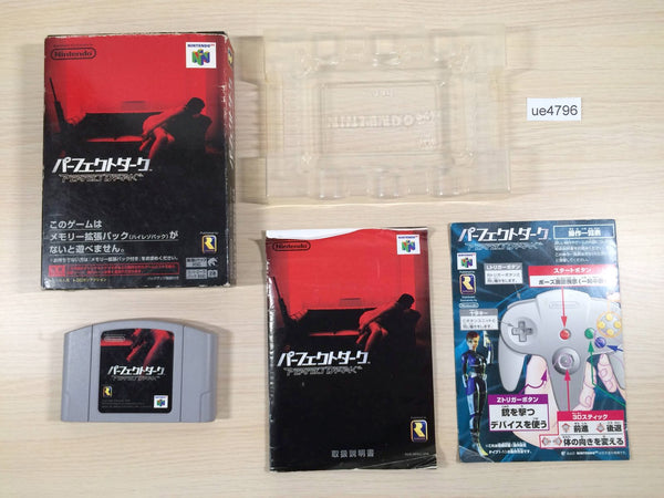 ue4796 Perfect Dark BOXED N64 Nintendo 64 Japan