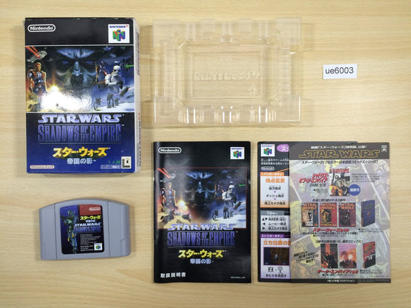 ue6003 Star Wars Shadows of the Empire BOXED N64 Nintendo 64 Japan