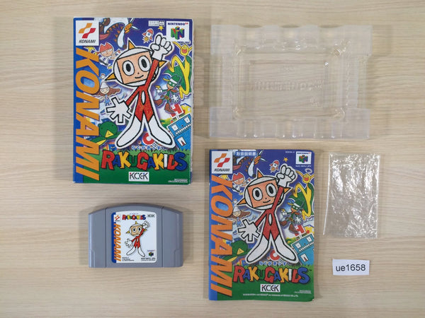 ue1658 Rakuga Kids BOXED N64 Nintendo 64 Japan