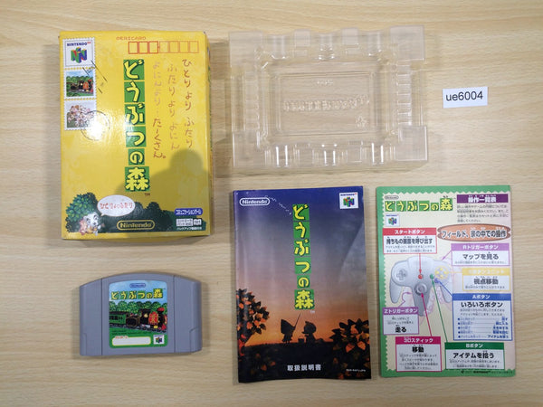 ue6004 Animal Crossing Doubutsuno Mori BOXED N64 Nintendo 64 Japan