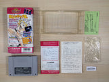 ue2284 Jikkyou Oshaberi Parodius Forever With Me BOXED SNES Super Famicom Japan